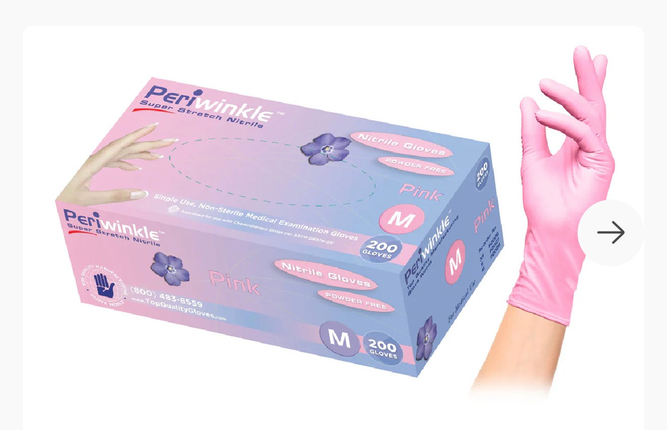 PeriWinkle- Pink Nitrile- 1K Ct.