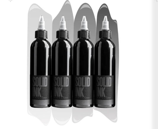 Solid Ink- 4 Piece 1oz Grey Wash Set