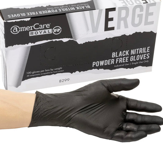 AmerCare (Black Nitrile)- 1K Count- Medium