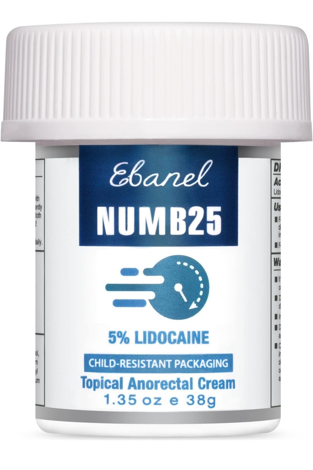 Ebanel 5% Lidocaine Numbing Cream